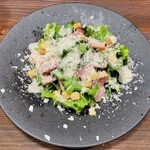 Nikko HIMITSU Pork Beer Shinken Caesar Salad with Fluffy Raspadura Cheese
