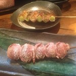 なごみや - アスパラ巻き砂肝なう。