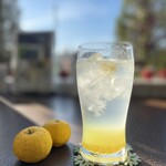 カフェ サチエダ - 期間限定　ゆずドリンク　ホット＆スパークリング