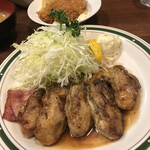 かつれつ四谷たけだ - カキバター焼き定食