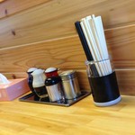 森田屋 - 卓上　中華そば　2012年12月