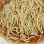 麺処 ぼたん - 麺　和風醤油らーめん　2012年12月