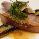 み乃家 - この分厚い豚バラソテー( ；∀；)