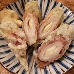 秋元屋 - ちくわチーズ磯辺揚げ