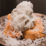 乍旨司 - 柿と里芋のゴルゴンゾーラ和え