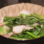 乍旨司 - 豚肉とほうれん草