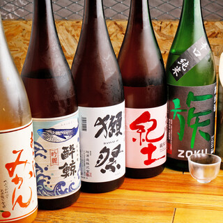 全国の銘酒を約40種ご用意！ｺﾝﾌﾟﾘｰﾄを目指せ！