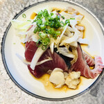 割烹 利助 - 迷いカツオは脂が乗ってる❗️