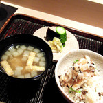 神楽坂 石かわ - こちらが締めのご飯