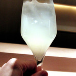 神楽坂 石かわ - 梨園という梨を使ったリキュールです、ジュースのようにやさしいお酒