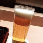 神楽坂 石かわ - 恵比寿ビールをとりあえず注文