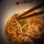 らぁ麺 むろか - 平打ち麺