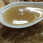 づゅる麺 池田 - スープの感じ
