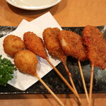 呑み喰い処　福わらひ - 串揚げのお任せ５本セット