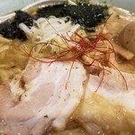 塩そば専門店 桑ばら - 甲殻機動隊員リョウさん ～極太麺背脂仕様～