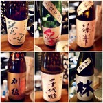 Tachinomi Asakusa Sharemon - 過去に頂いた記憶のないものを念頭に…本日頂いた日本酒です。各半合づつ