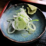 そば哲 - そば哲 遠浅店 「もりそばの薬味」