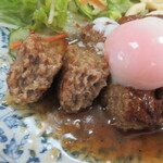 三喜食堂 - ハンバーグはしっかり肉厚