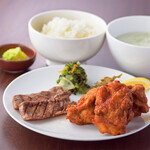 Beef tongue & Sakurahime zangi set meal