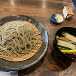 蕎麦屋 木田 - 鴨せいろ＋粗挽きせいろ（数量限定）
1730円＋840円　鴨せいろ