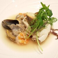 リストランテ ラ ソリア - 方々のインパデッラ 大麦と魚介のスープ仕立て（2021.10）