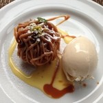 Les deux - 12.12月  モンブラン、濃縮ミルクアイス