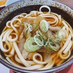 Cafe ラ・メール - ミニ肉うどん、甘いw