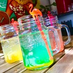 ジパングカリーカフェ 和風カレー HiGE BozZ - トロピカルソーダ！