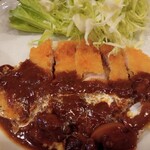 美味処まつを - デミカツ定食