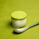 Green tea pudding