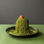 Freshly squeezed matcha mont blanc