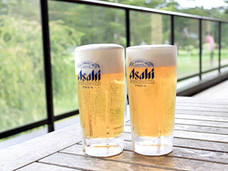軽井沢72ゴルフ東コースレストラン - 生ビール