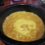 ラーメン雷豚 - 石焼濃厚つけ麺 ぐつぐつ状態