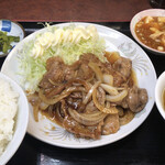 味の中華 天心 - しょうが焼き定食