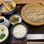 Fuji No Sobaya - 山芋ざる蕎麦とミニ天丼　1,350円