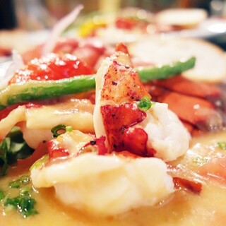 オマール海老の鉄板焼き