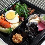 かっぽうぎ - ニラレバ弁当