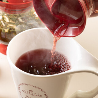 Proposing a healthy lifestyle with a delicious cup of herbal tea