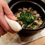 馬車道 大かわ - 牡蠣ご飯