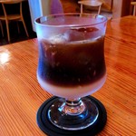らびっと - 炭火焼珈琲 アイスカフェオレ(630円)
