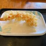 さぬきうどん 清瀧 - 追加した海老天は１９０円でした。