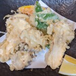 Mansaku - 松茸天ざるの天ぷら盛り