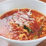 Yukgaejang soup with lots of ingredients