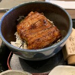 Tojou Soba Sachimatsudo - お得なミニうな丼です。