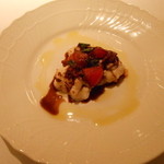 ベヴィトリーチェ - 焼き白子とフレッシュトマトのバルサミコソース
