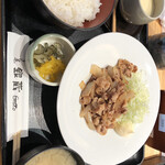 和食処 銀蔵 - 生姜焼き定食