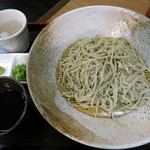 出雲そば きがる - そばがき特選もりそばセット：1100円2012/12