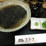 出雲そば きがる - 2012/12岩のり釜揚げそば：850円
