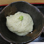 出雲そば きがる - そばがき特選もりそばセット：1100円2012/12