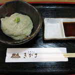 出雲そば きがる - そばがき特選もりそばセット：1100円2012/12